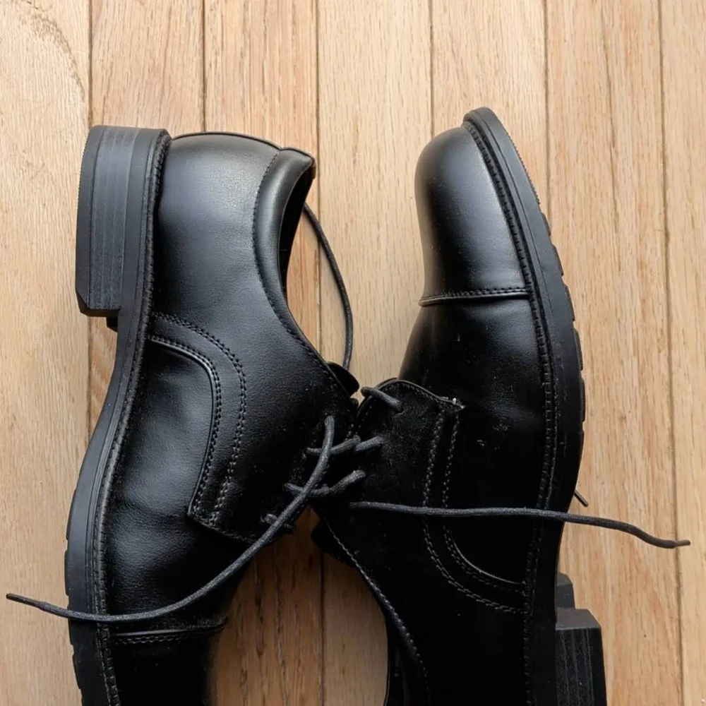 Dexter Comfort memory foam Black Oxfords men's shoes Size 9W